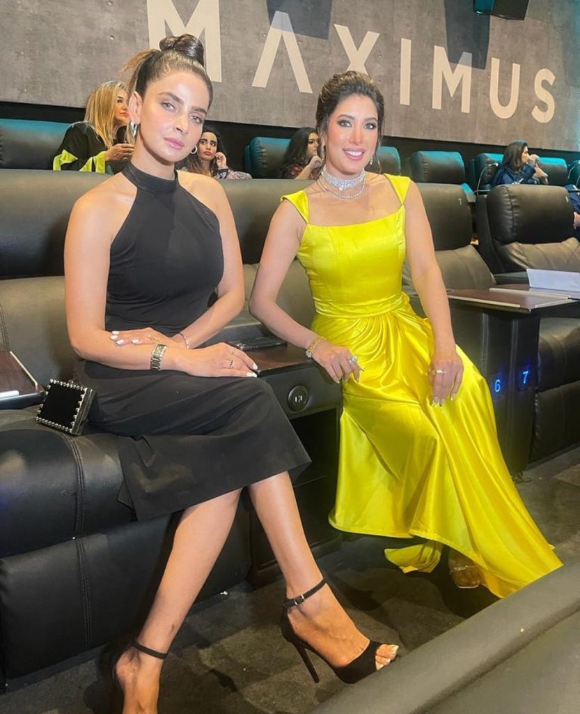 People hate Mehwish Hayat and Saba Qamar's bold dressing at the premiere
