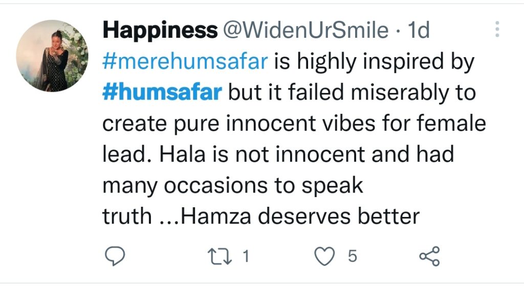 Twitter Draws Strong Comparison Between Humsafar & Mere Humsafar