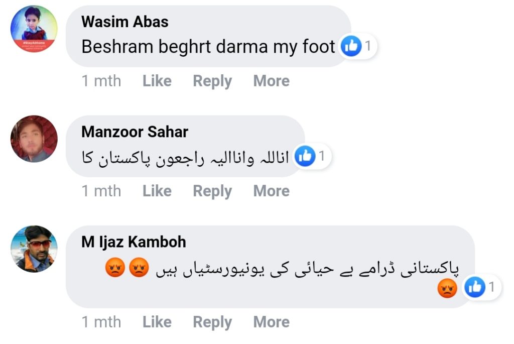 Severe Public Criticism on Pakistani Drama Scene For Promoting Western Culture