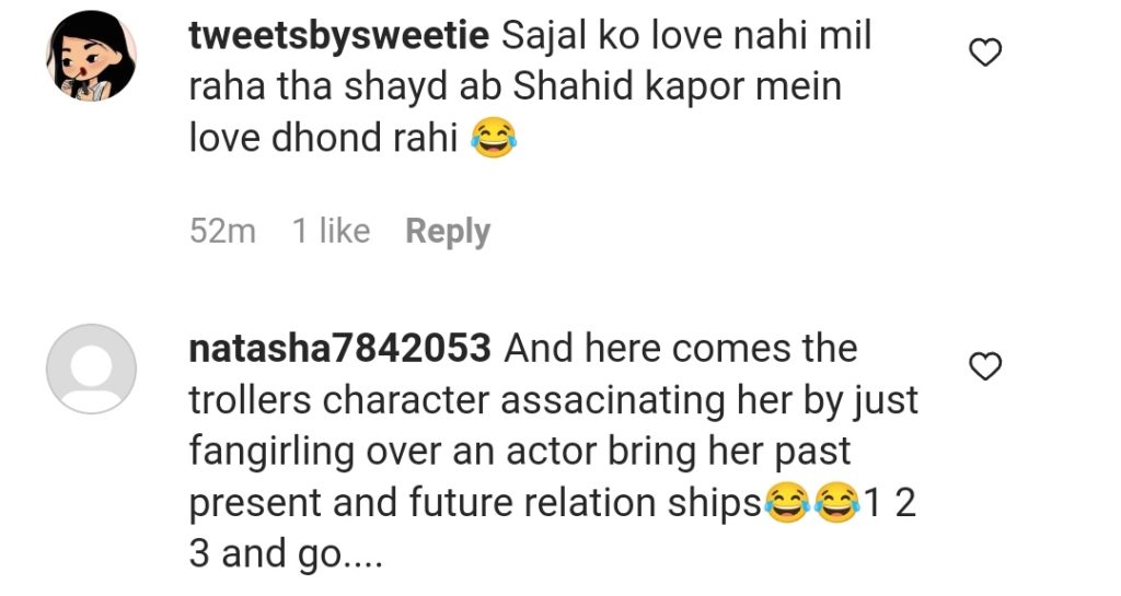 Public Reacts To Sajal Aly Crushing On Shahid Kapoor