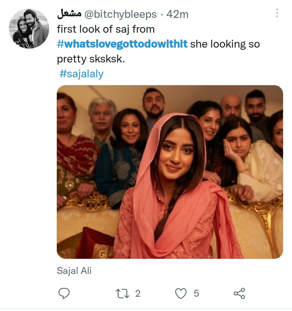 Sajal Aly International Film's First Look Amuses Fans