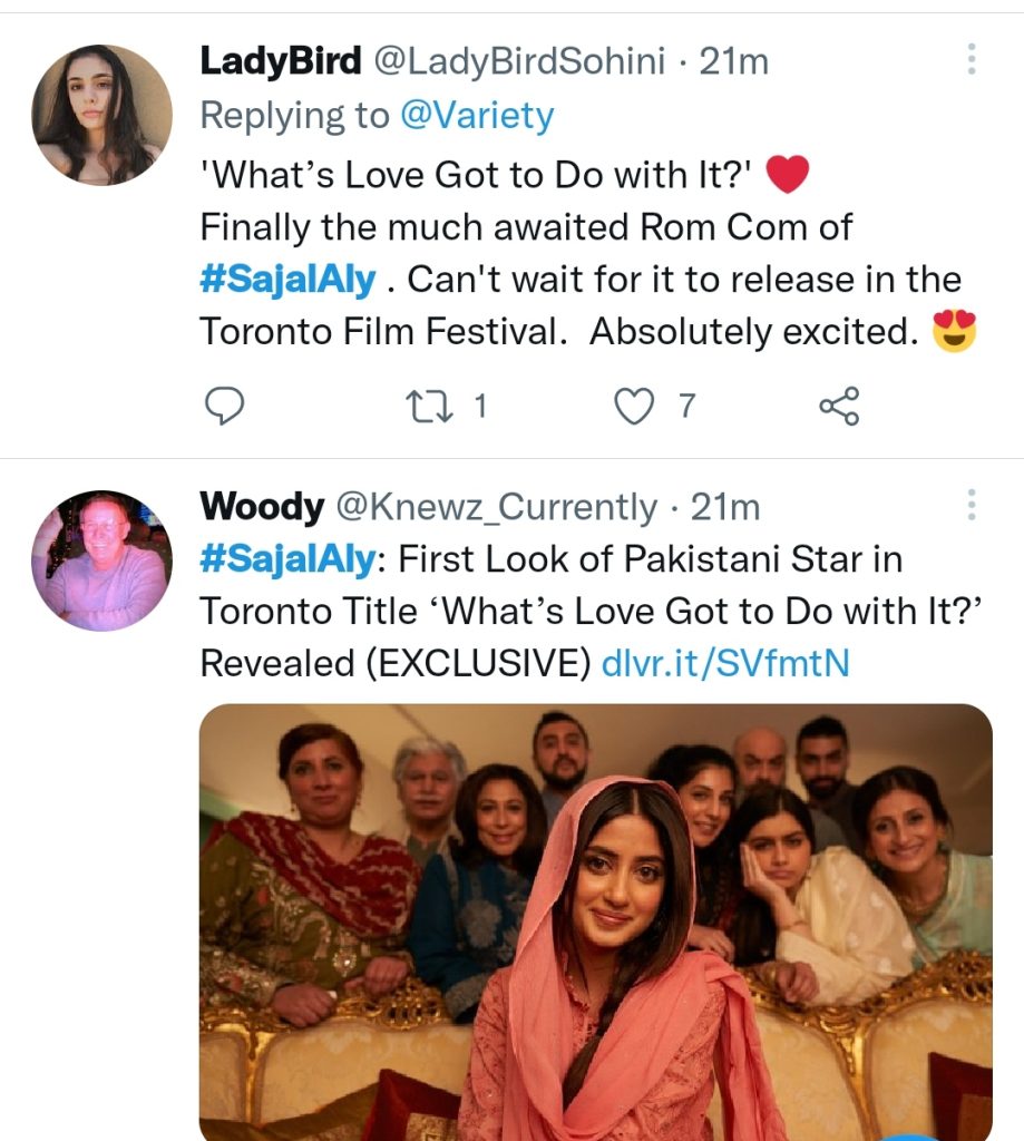 Sajal Aly International Film's First Look Amuses Fans