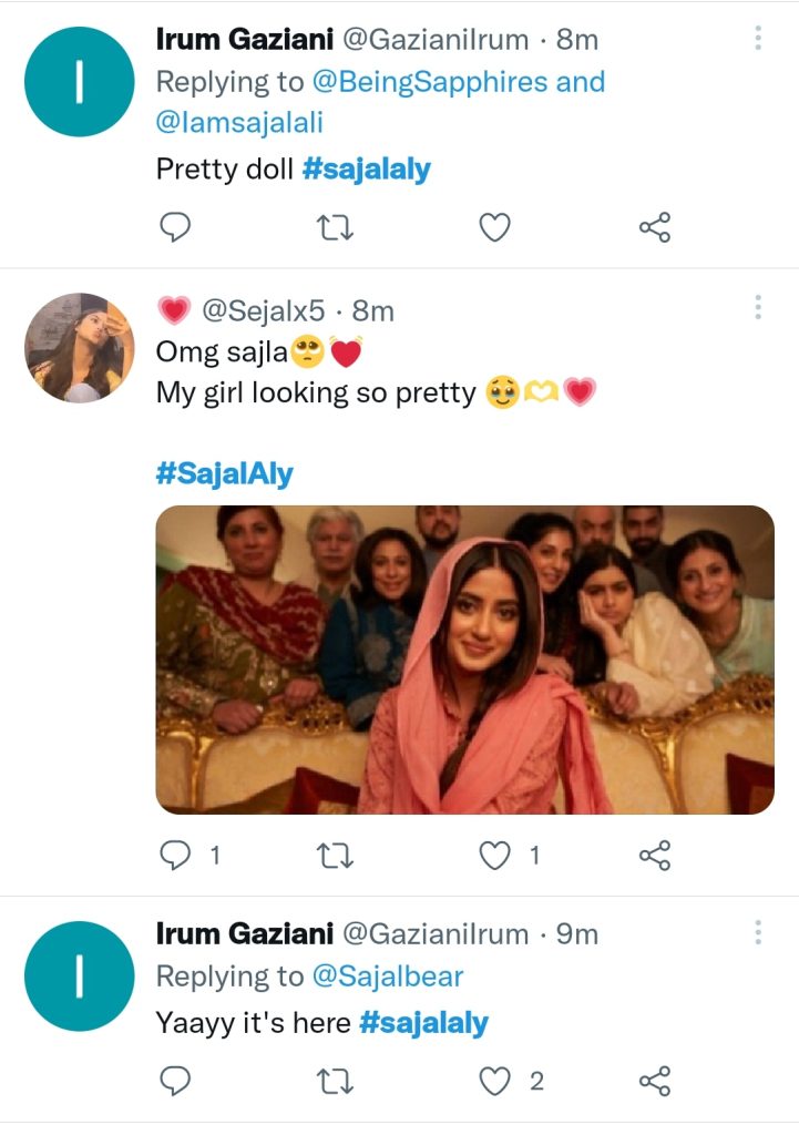 Sajal Aly International Film's First Look Amuses Fans