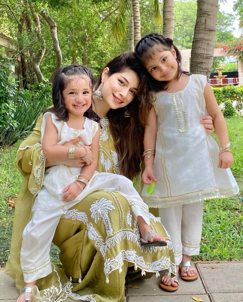 Sidra Batool's Beautiful Family Eid Pictures