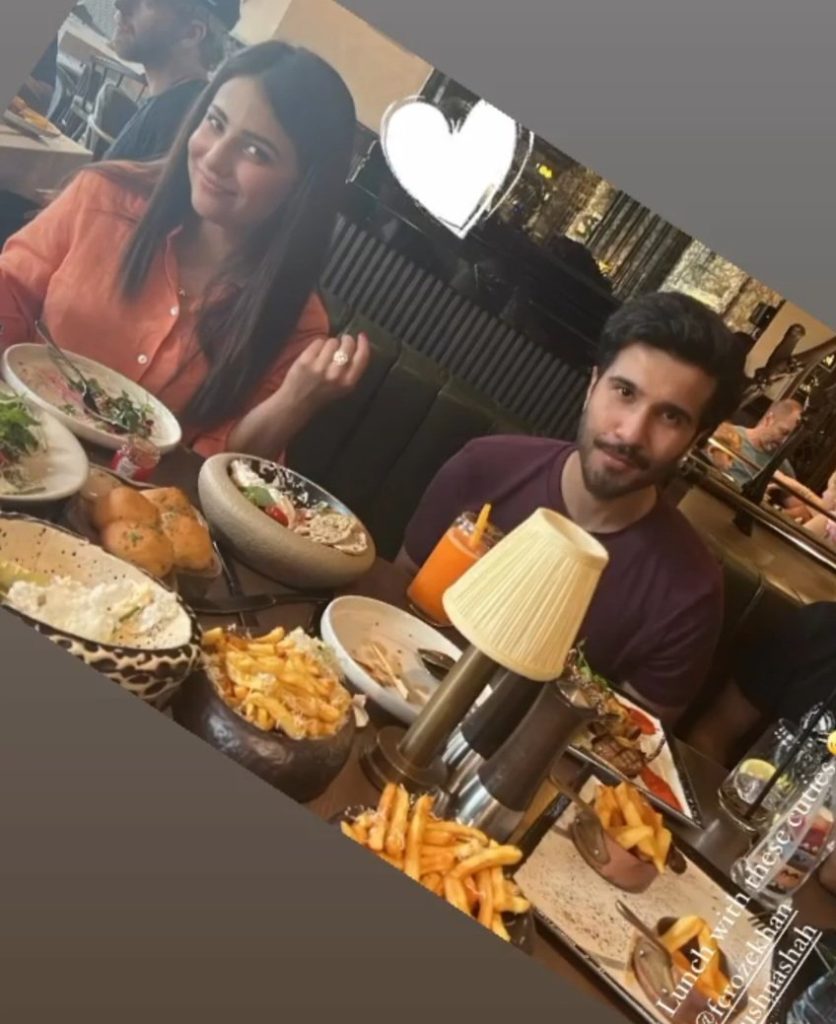 Ushna Shah & Feroze Khan Clicks From Recent Dubai Tour