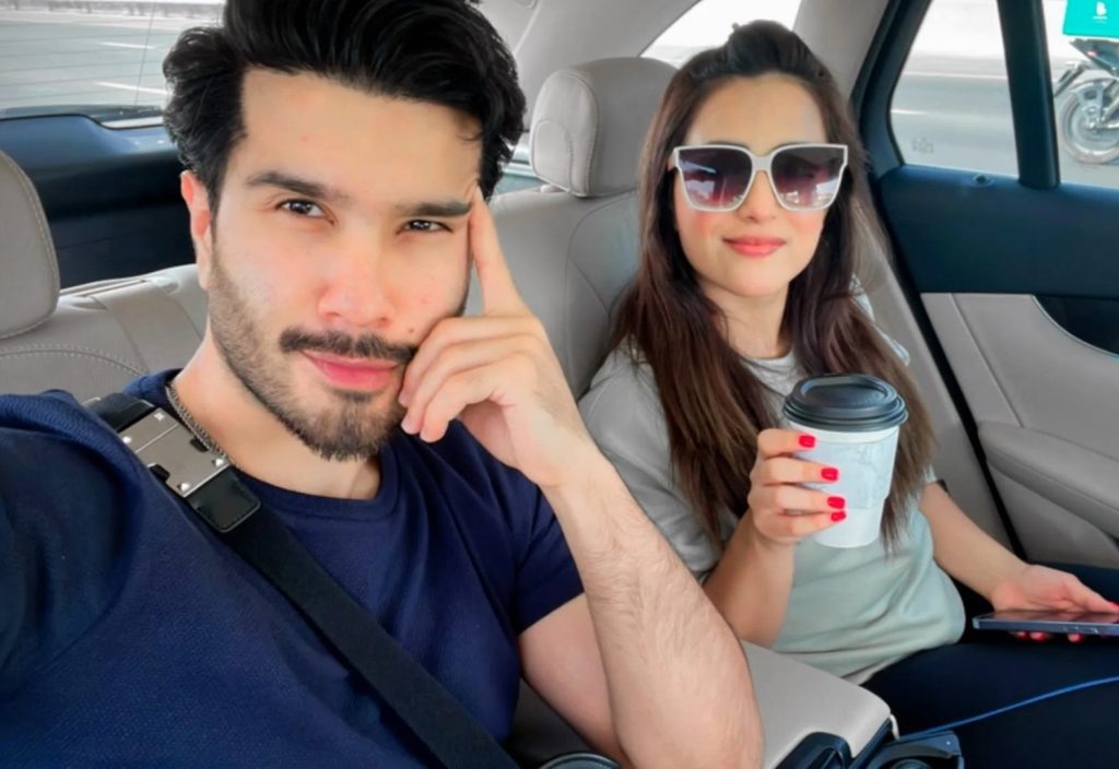 Ushna Shah & Feroze Khan Clicks From Recent Dubai Tour