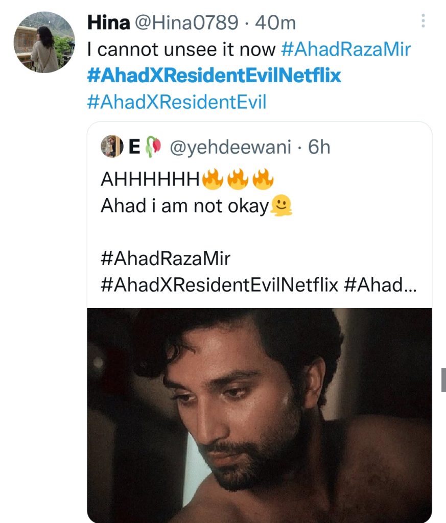 Ahad Raza Mir Under Criticism For Bold Scenes in Resident Evil