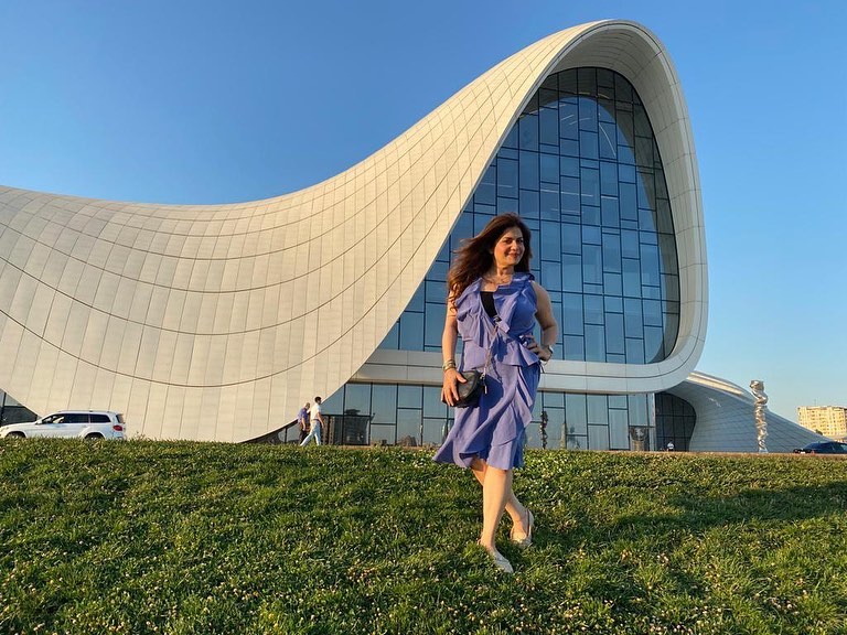Glimpses From Amber Khan's Trip To Baku