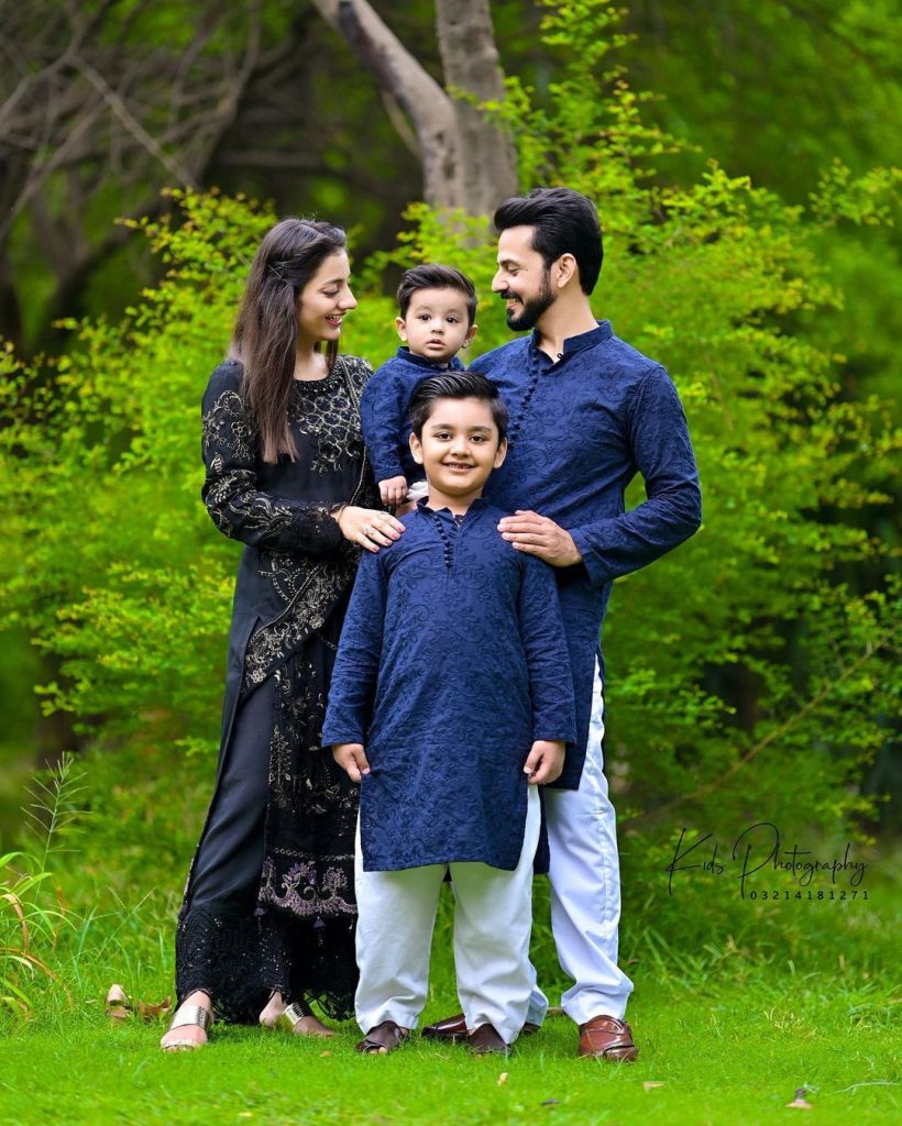 Beautiful Eid Pictures Of Bilal Qureshi And Family