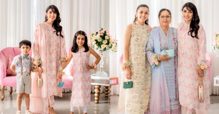 Ayeza Khan Celebrating Third Day Of Eid With Family
