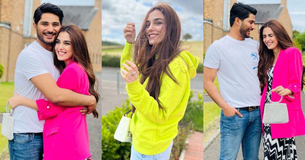Maya Ali Vacations In UK With Her Brother