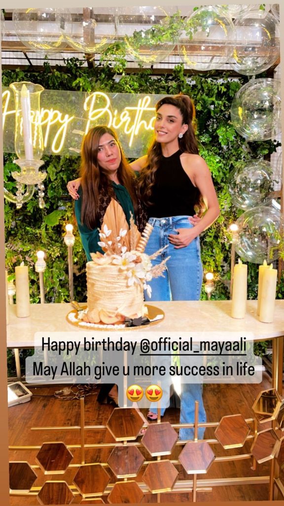 Maya Ali Celebrates Her Birthday In Style