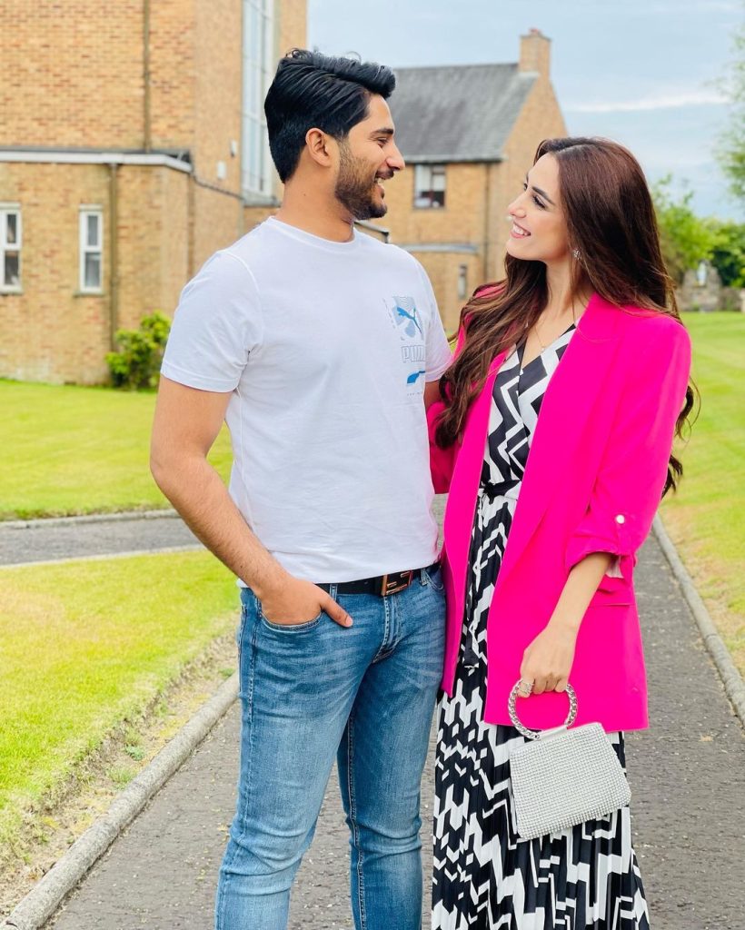 Maya Ali Vacations In UK With Her Brother