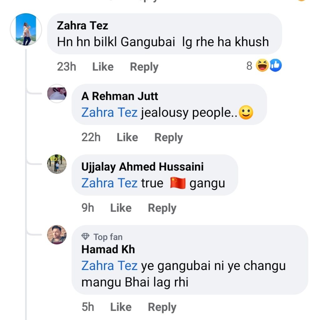 Noor Khan Copies Gangu Bai Look - Public Reacts