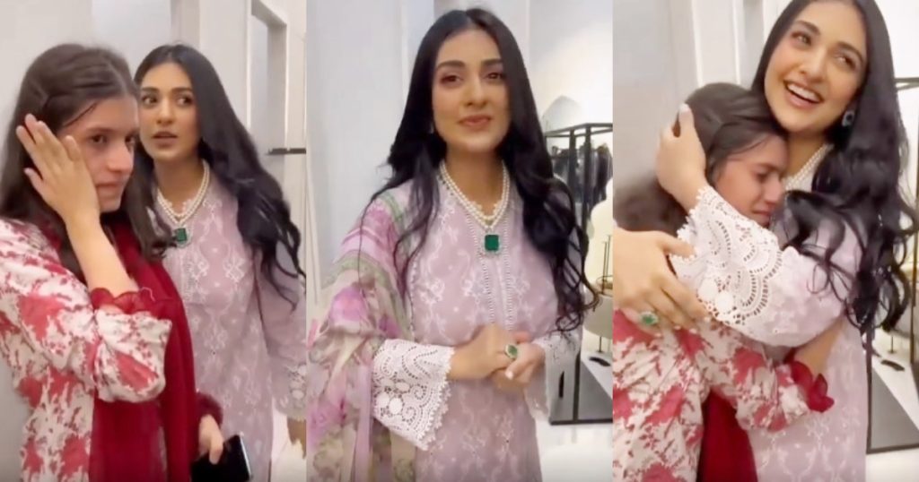Sara Khan Gets Awkward After Fan's Emotional Meetup-Viral Video