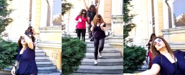 Amber Khan's Fun Video With Friends From Baku Invites Criticism