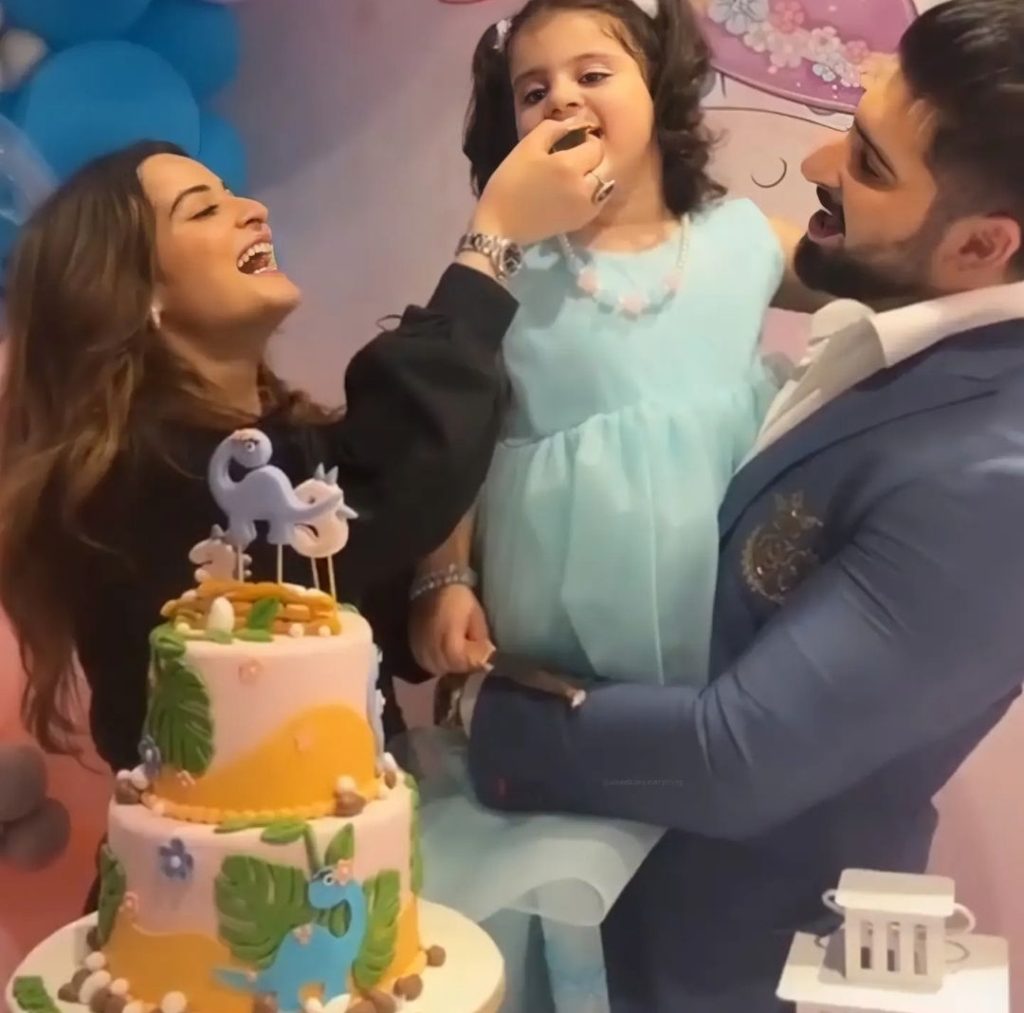 Aiman And Muneeb Celebrate 3rd Birthday of Amal Muneeb