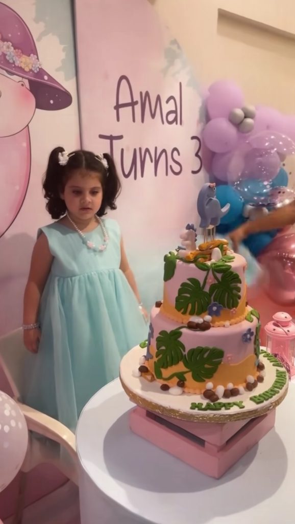 Aiman And Muneeb Celebrate 3rd Birthday of Amal Muneeb