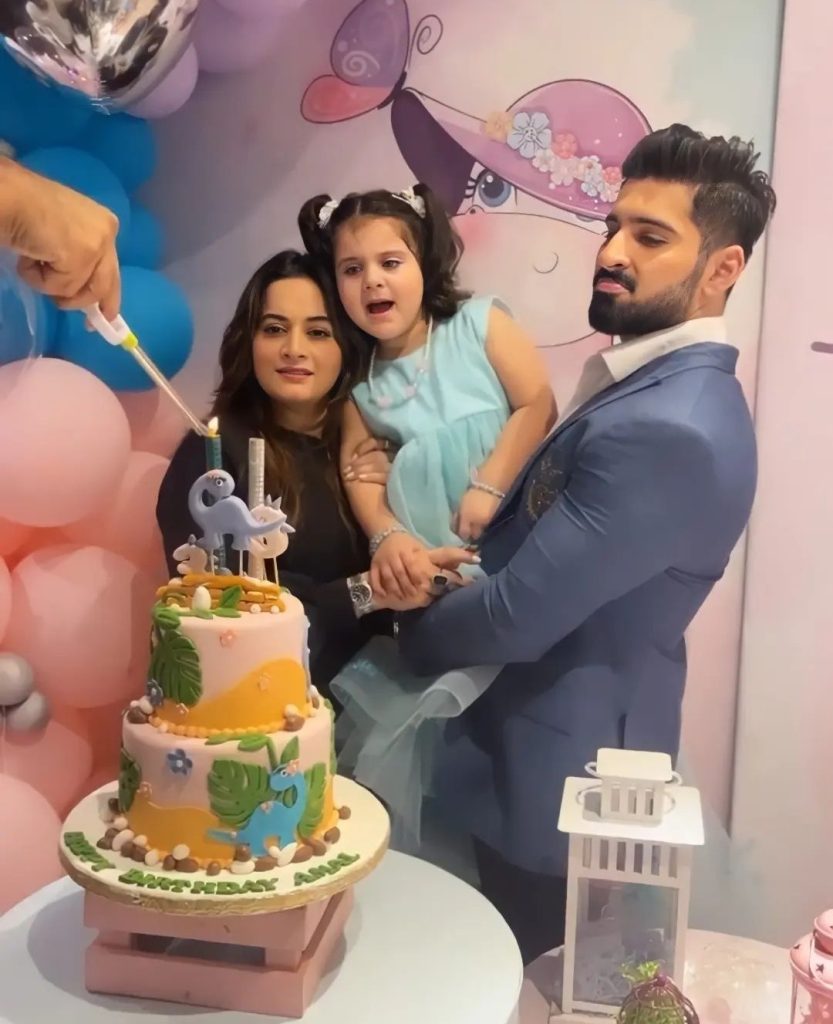 Aiman And Muneeb Celebrate 3rd Birthday of Amal Muneeb