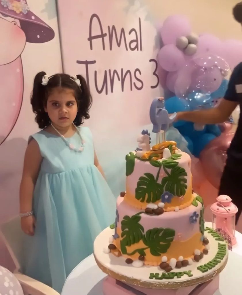 Aiman And Muneeb Celebrate 3rd Birthday of Amal Muneeb