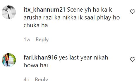The Actual Year Of Arisha Razi Nikkah - Public Reacts