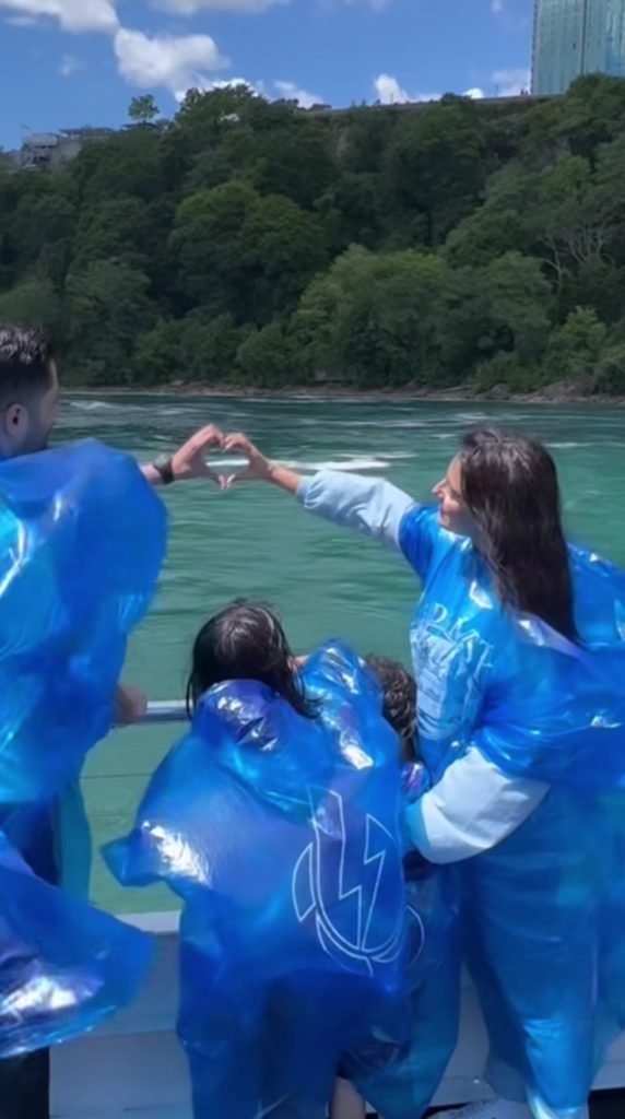 Ayeza & Danish Celebrate Wedding Anniversary at Niagara Falls, Canada