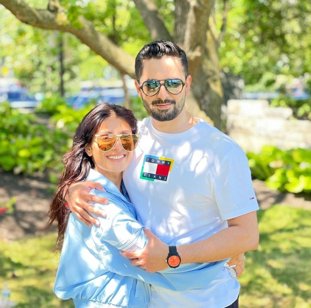 Ayeza & Danish Celebrate Wedding Anniversary at Niagara Falls, Canada