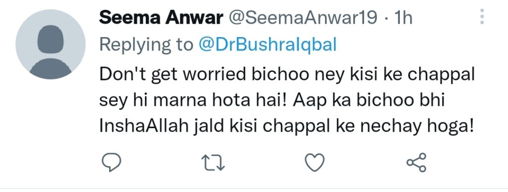 Bushra Iqbal Hints At the Real Bichoo Who Destroyed Her Happiness