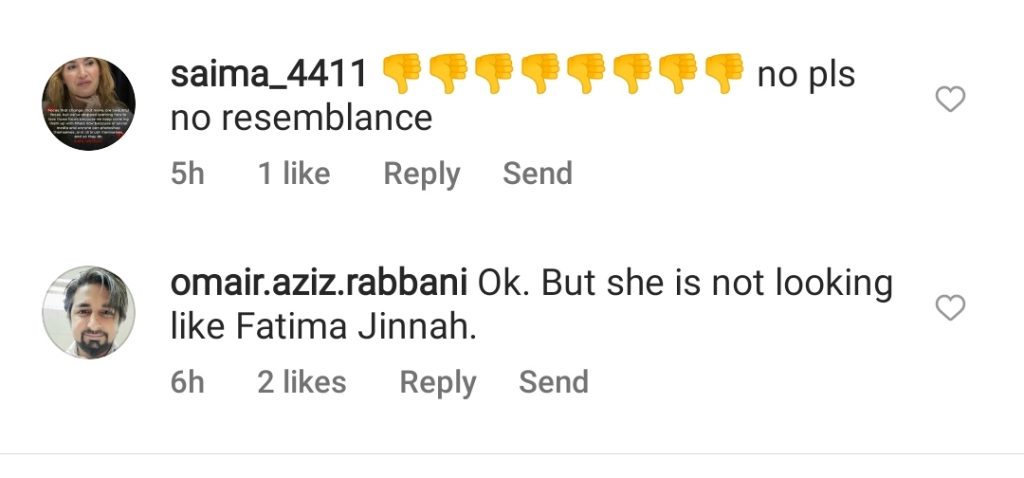 Public Reacts To Another Wrong Choice for Fatima Jinnah Character