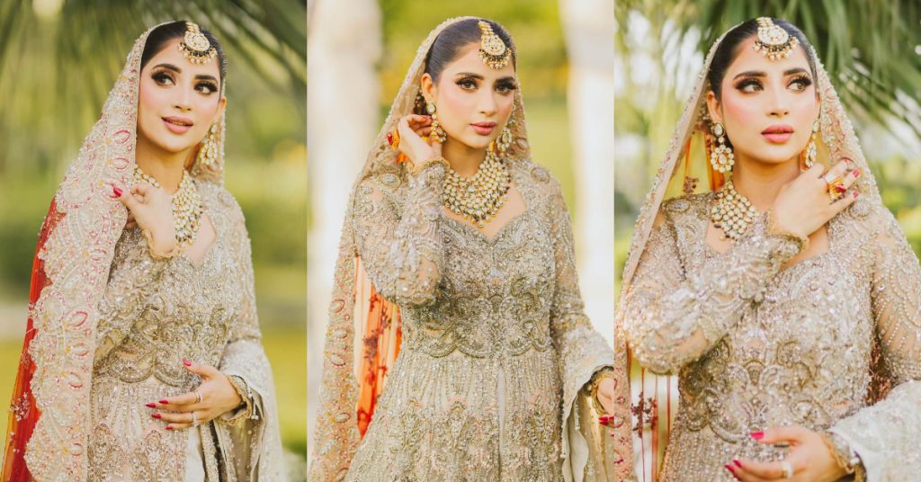 Saboor Aly’s Breathtaking Pictures From Latest Bridal Shoot