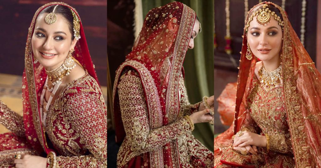 Faiza Saqlain's Latest Bridal Collection'22 Featuring Hania Aamir