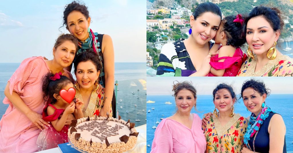 Natasha Khalid Celebrates Mother Hina Durrani’s Birthday In Italy