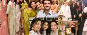 Celebrities Celebrate Last Day At The Shoot Of Drama Serial Habs