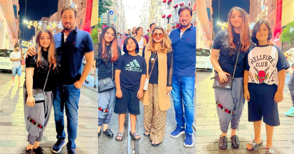 Javeria Saud's Family Trip To Taksim Square Turkey