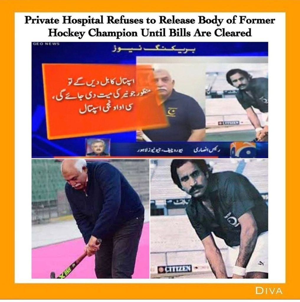 Private Hospital Denied Releasing Legendary Hockey Player's Dead Body