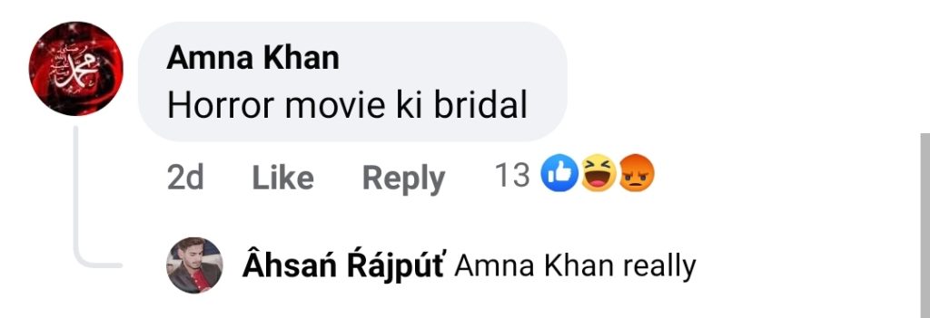 Fans Troll Naimal Khawar on Her Latest Bridal Look