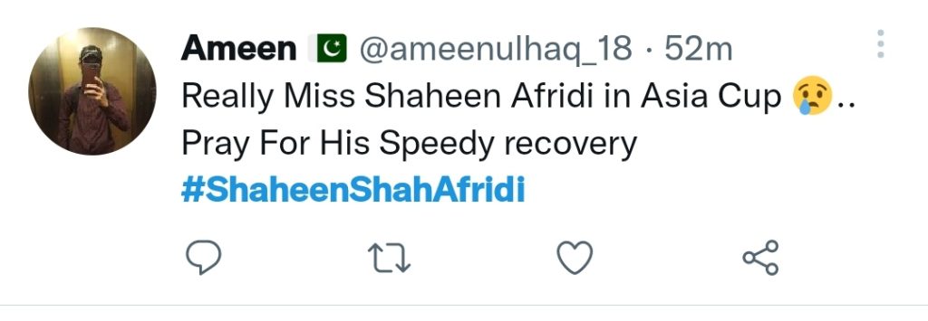 Fans Unhappy With Shaheen Shah Afridi's Elimination from Asia Cup