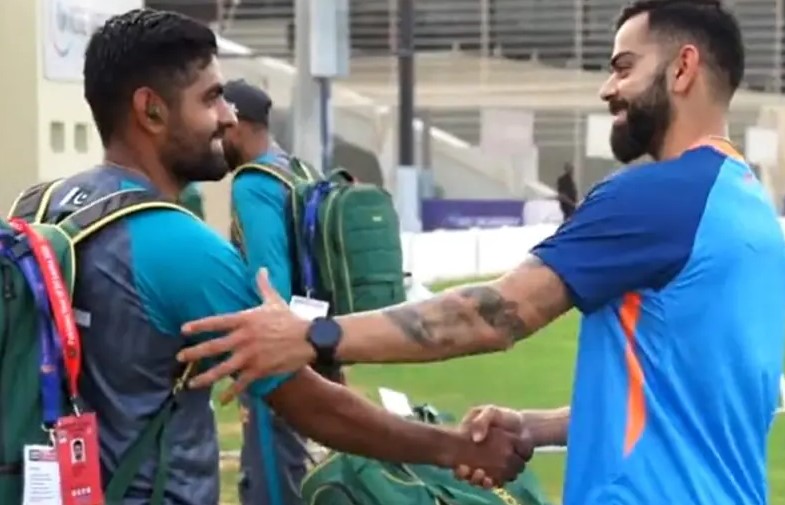 Fans Are Loving Babar Azam And Virat Kohli's Meetup Before Asia Cup