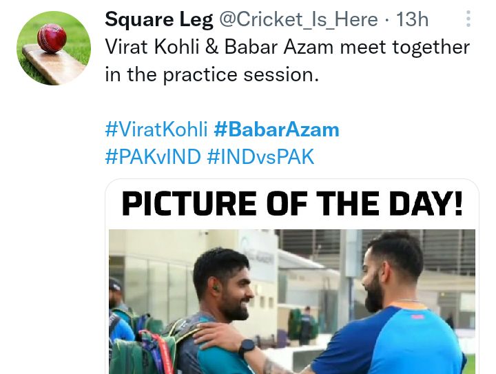 Fans Are Loving Babar Azam And Virat Kohli's Meetup Before Asia Cup