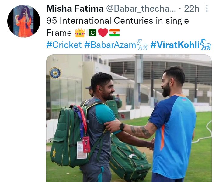 Fans Are Loving Babar Azam And Virat Kohli's Meetup Before Asia Cup