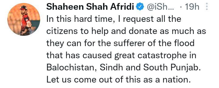 Celebrities Appeal For Donations As Devastating Floods Hit Pakistan