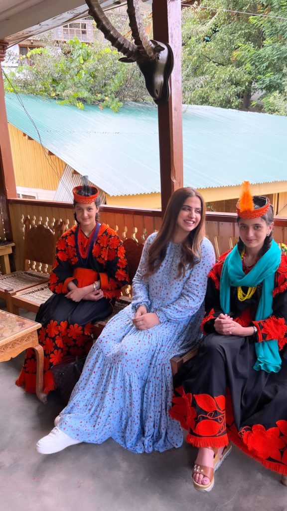 Faiza Saqlain And Family Enjoying Beauty Of Chitral
