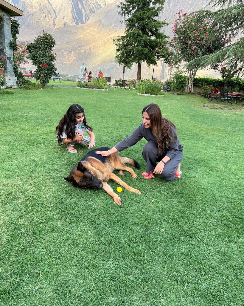 Faiza Saqlain And Family Enjoying Beauty Of Chitral