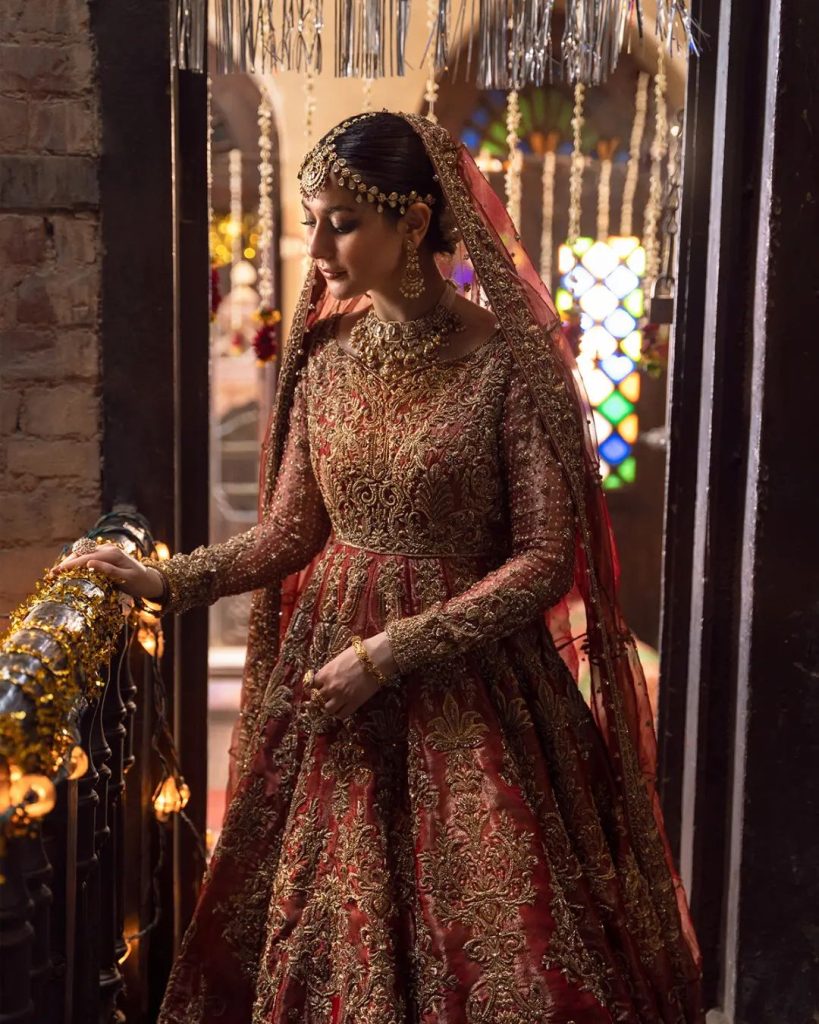 Faiza Saqlain's Latest Bridal Collection'22 Featuring Hania Aamir