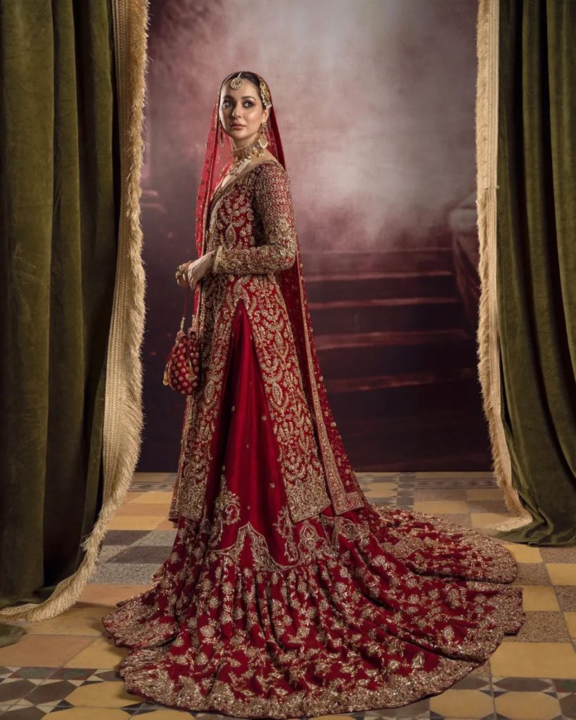 Faiza Saqlain's Latest Bridal Collection'22 Featuring Hania Aamir