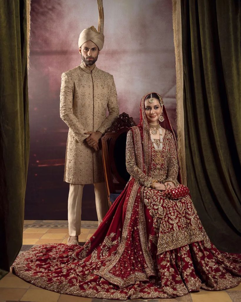 Faiza Saqlain's Latest Bridal Collection'22 Featuring Hania Aamir