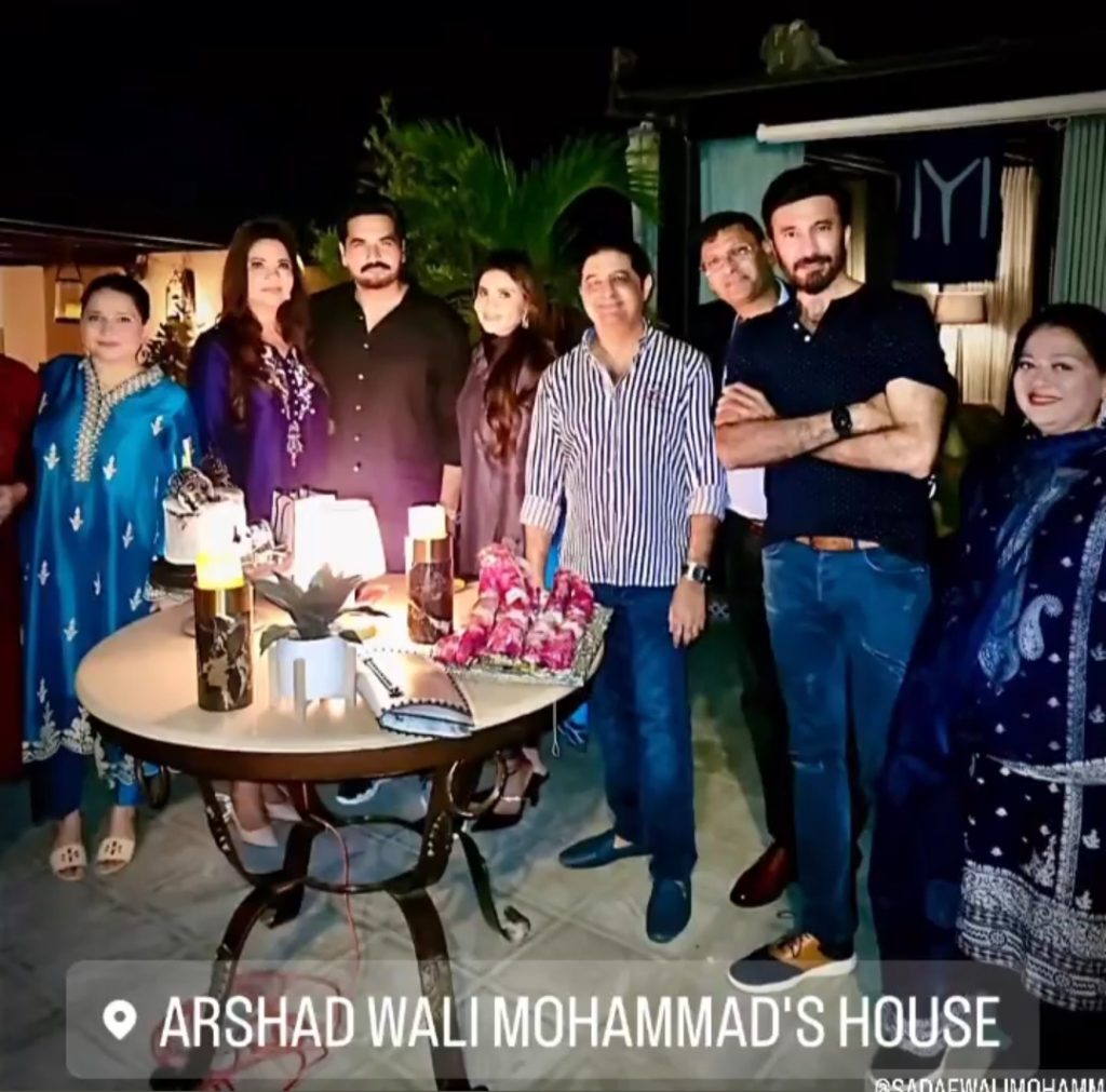 Humayun Saeed shares video and pictures from another surprise birthday party