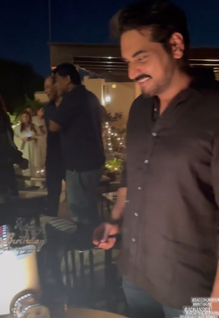 Humayun Saeed Shares Video & Pictures from Another Surprise Birthday Party