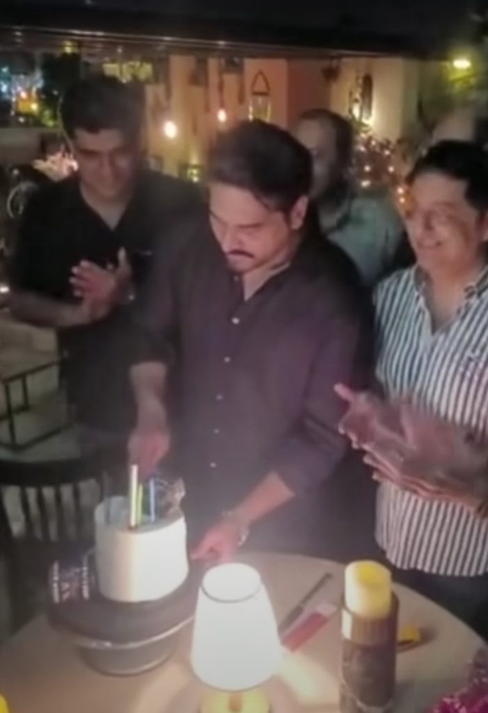 Humayun Saeed shares video and pictures from another surprise birthday party