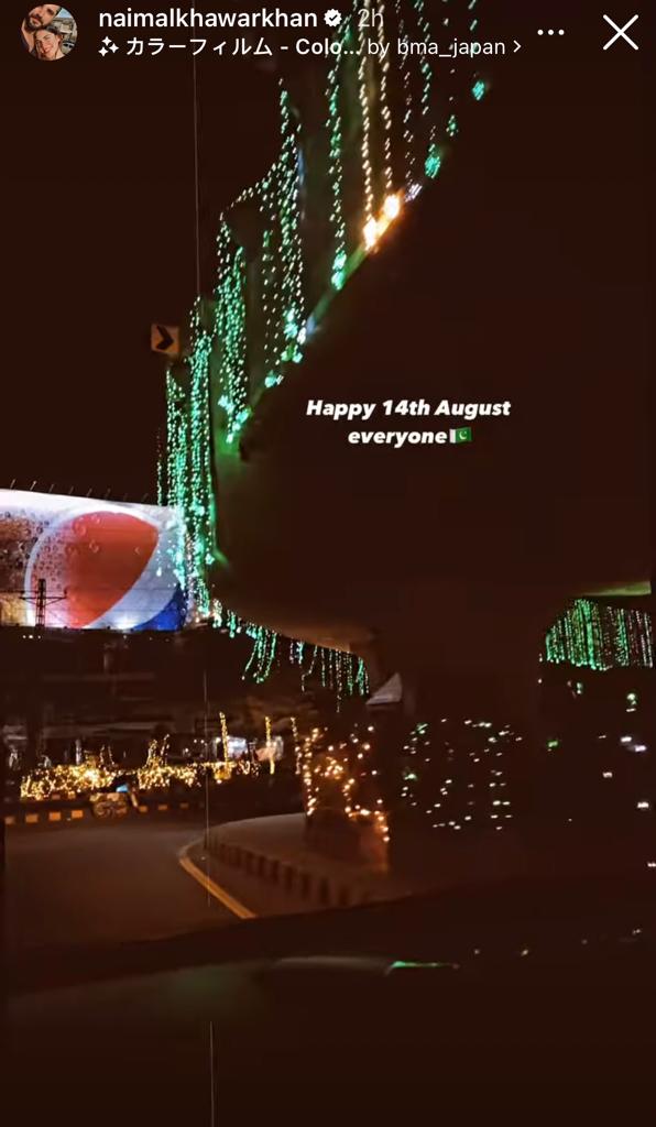 Pakistani Celebrities Share Pictures on 75th Independence Day